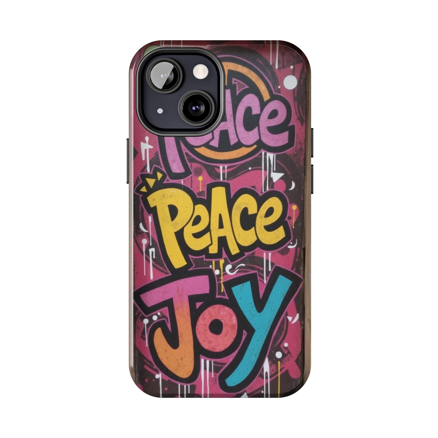 Colorful Peace Joy Tough Phone Case