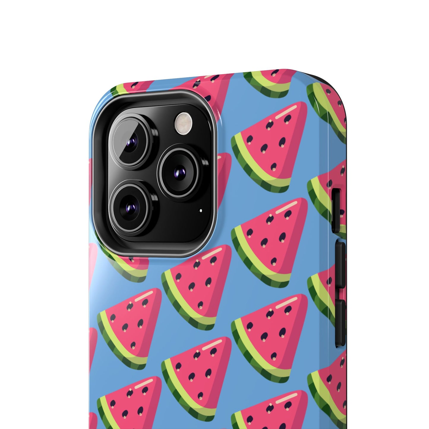 Watermelon Fun Tough Phone Case - Summer Vibes, Blue - for iPhone