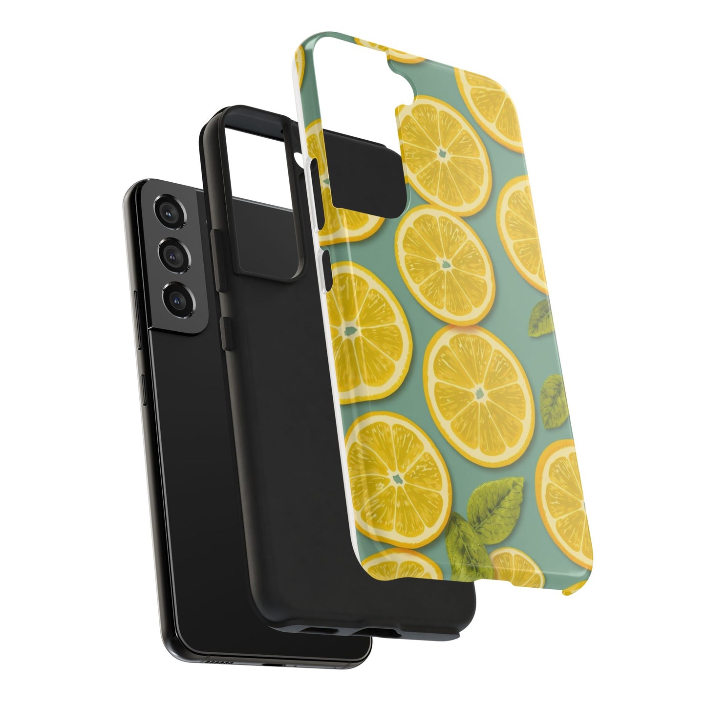 Tough Lemon Pattern Phone Case - Vibrant Citrus Design for Summer Vibes - for iPhone