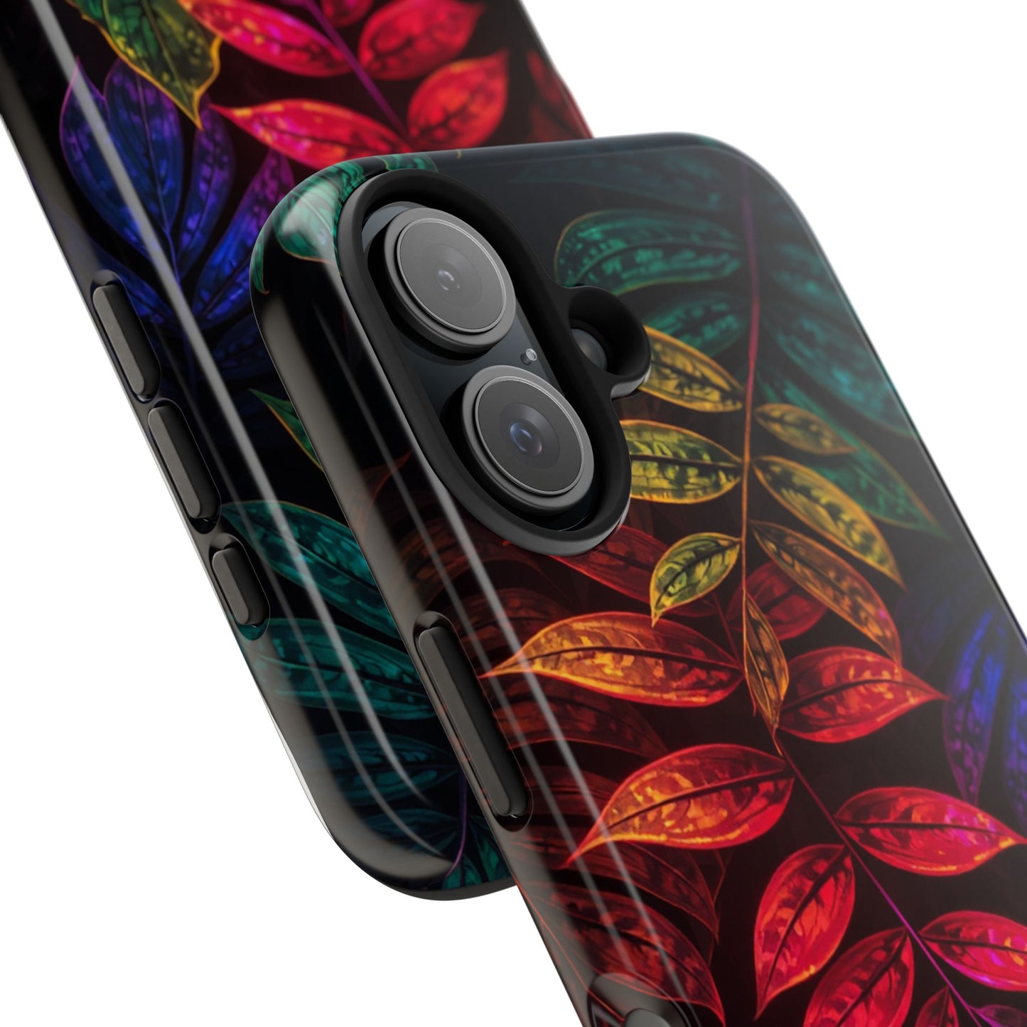 Vibrant Tropical Leaf Tough Phone Case