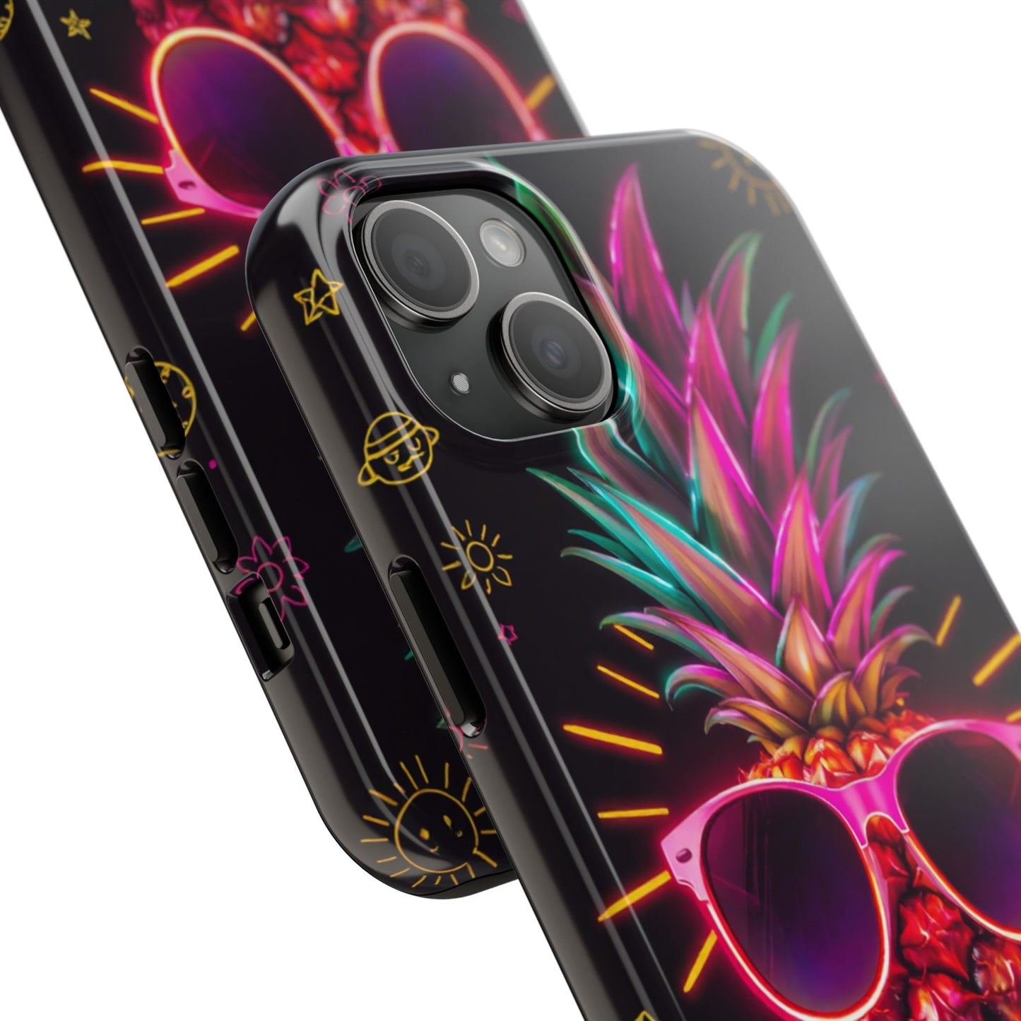 Tough Pineapple Phone Case - Cool, Vibrant Design Perfect for Summer Vibes