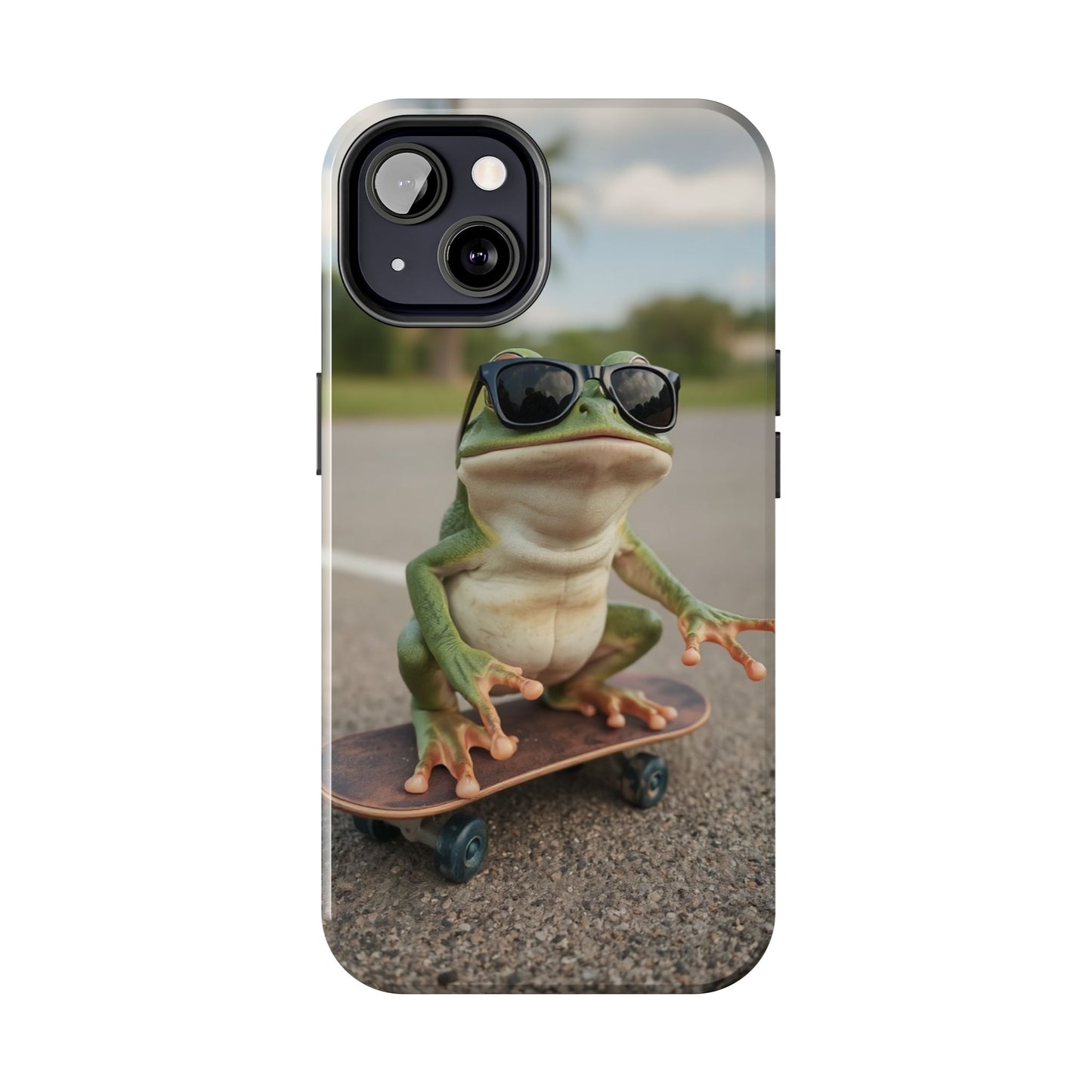 Cool Frog Skateboard Phone Case - Tough and Stylish Protection