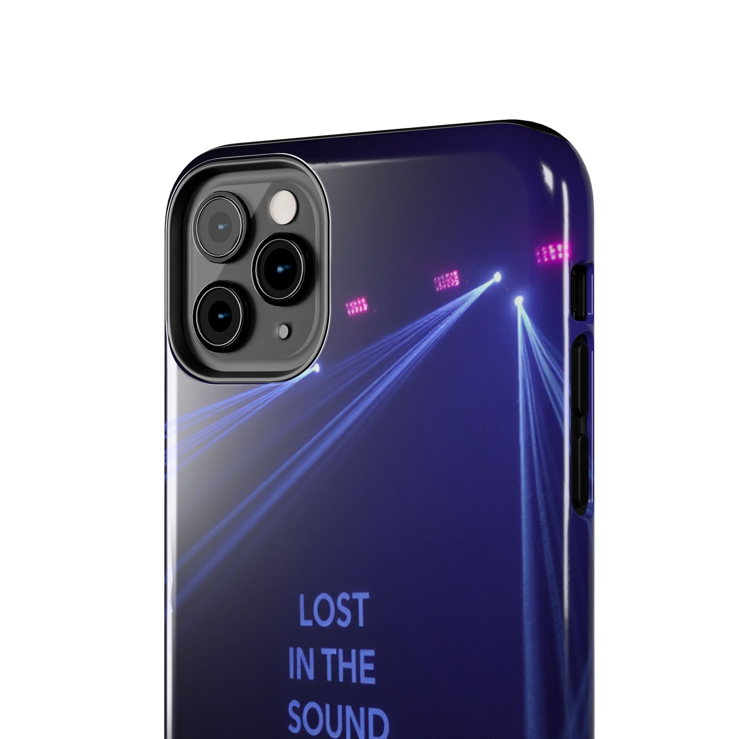 Vibrant Tough Phone Case - 'Lost in the Sound' Design for Music Lovers
