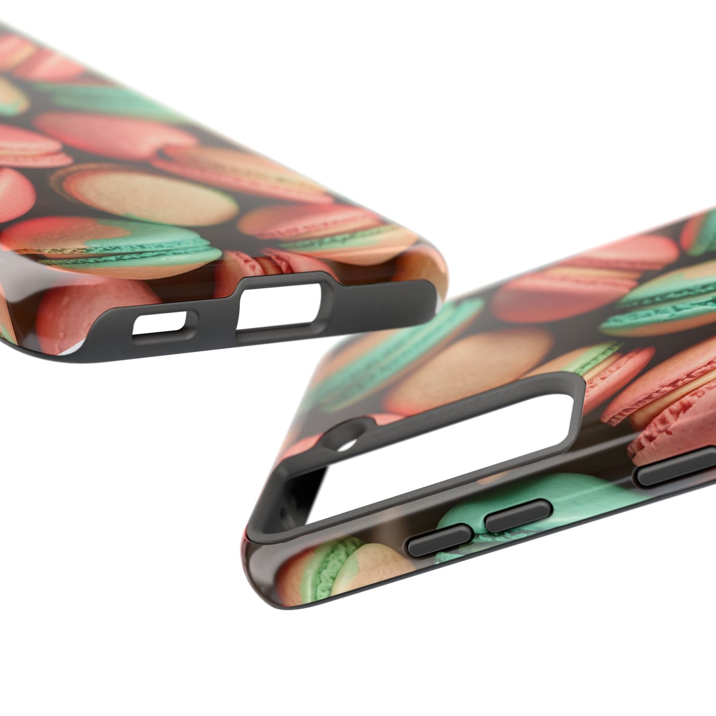 Colorful Tasty Macarons Tough Phone Case - Durable Protection with Sweet Aesthetic - for iPhone