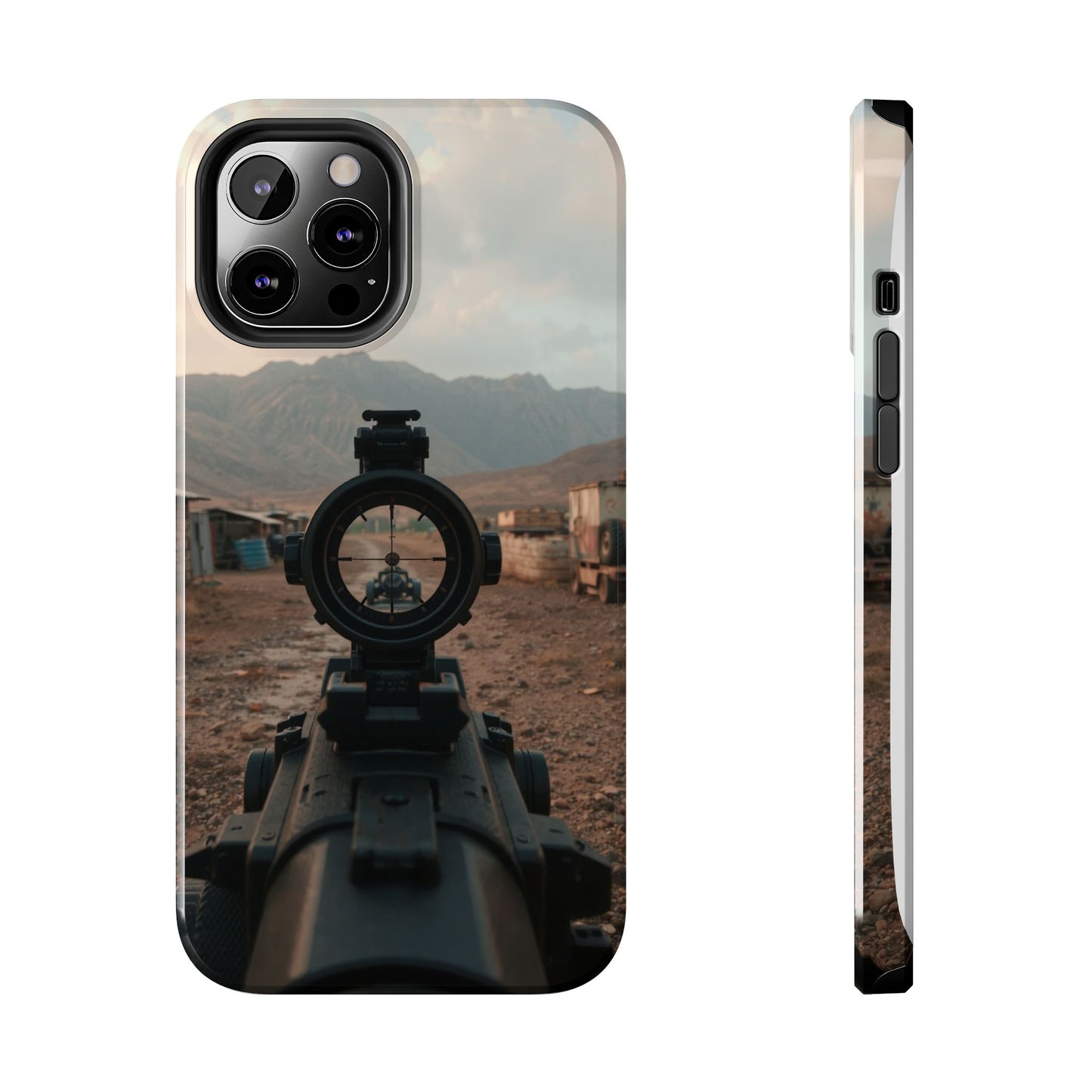 Tough Phone Case - Military Inspired Design with Sniper Scope