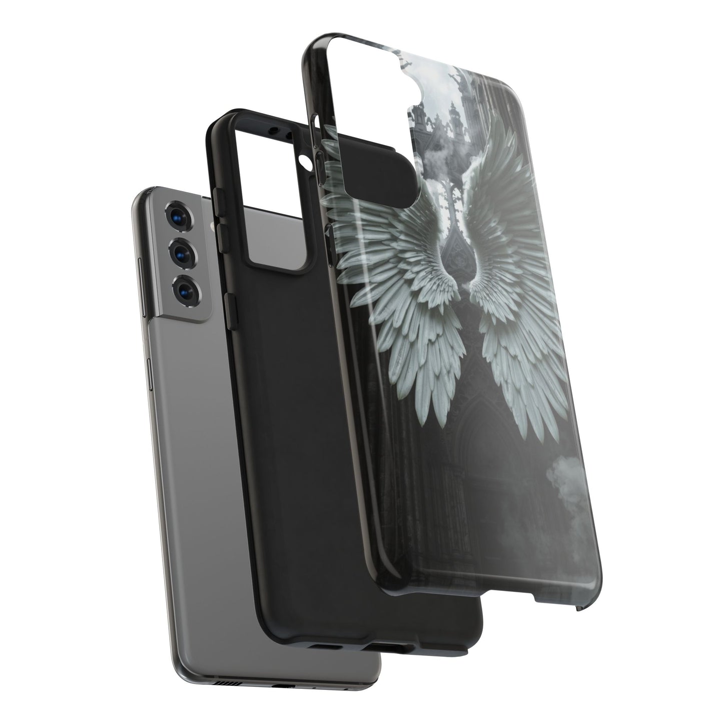Angel Wings Tough Phone Case - Durable & Stylish Protection for Creatives