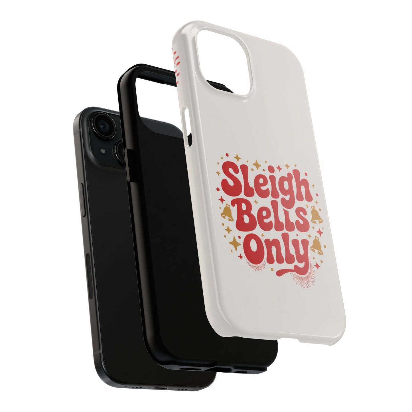 Holiday Tough Phone Case - Sleigh Bells Only Design