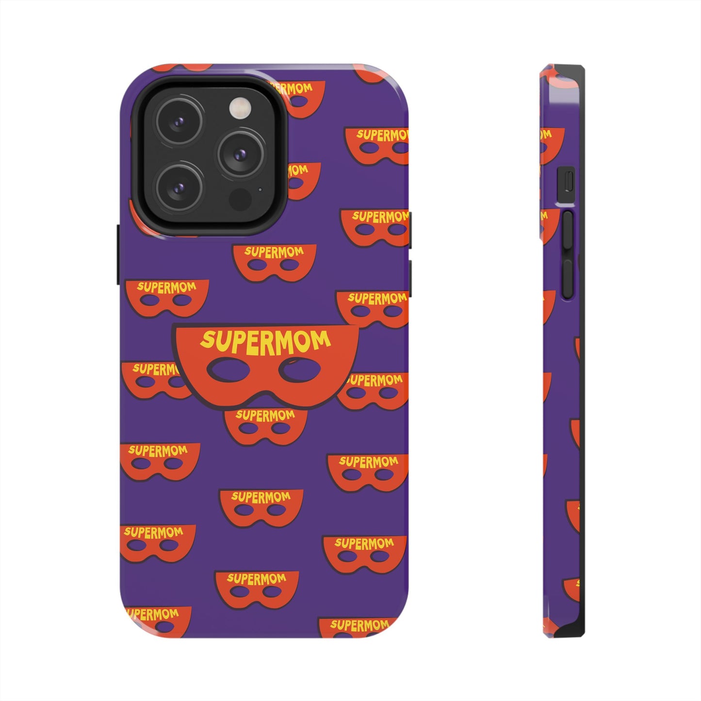 Supermom Tough Phone Case - Durable Protection with Fun Design - for iPhone