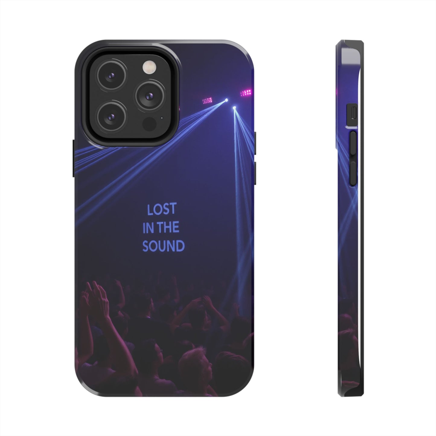 Vibrant Tough Phone Case - 'Lost in the Sound' Design for Music Lovers