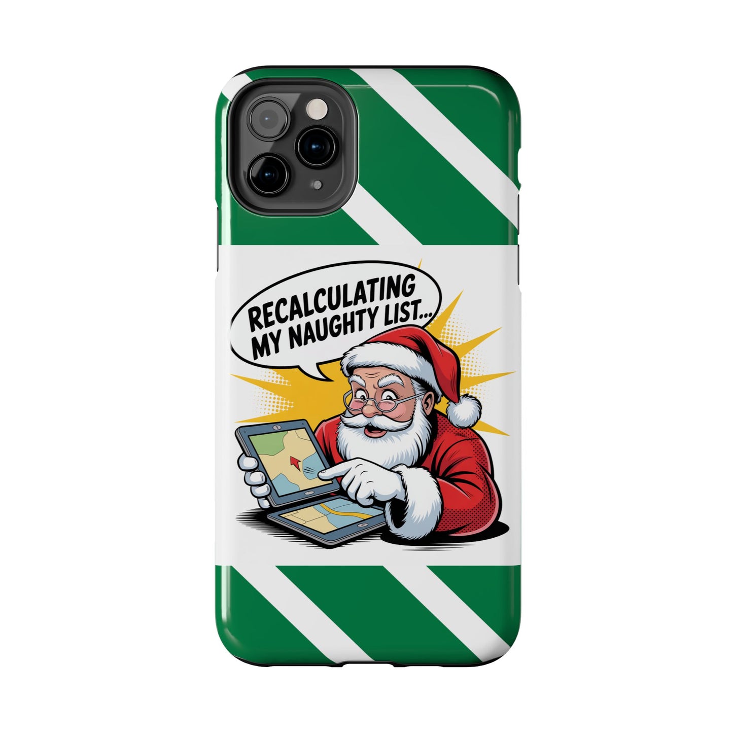 Santa Naughty List Phone Case - Tough & Fun Holiday Protection