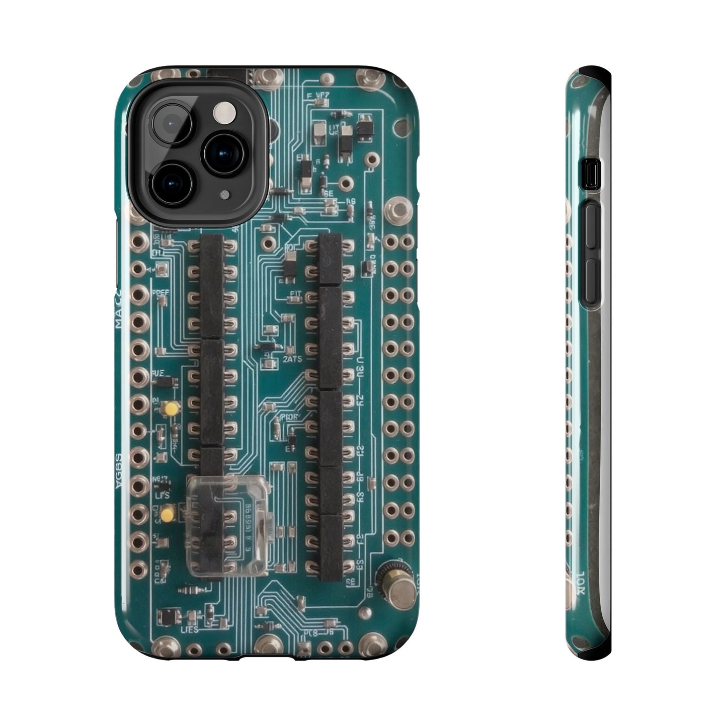 Old Circuits Design Tough Phone Case - for iPhone