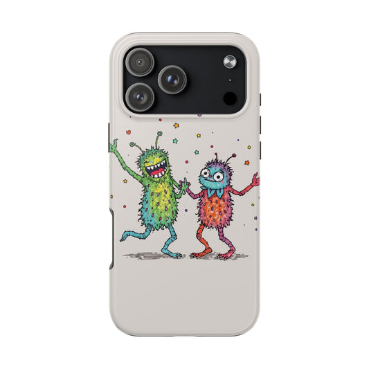 Colorful Monster Tough Phone Case - Fun and Playful Design