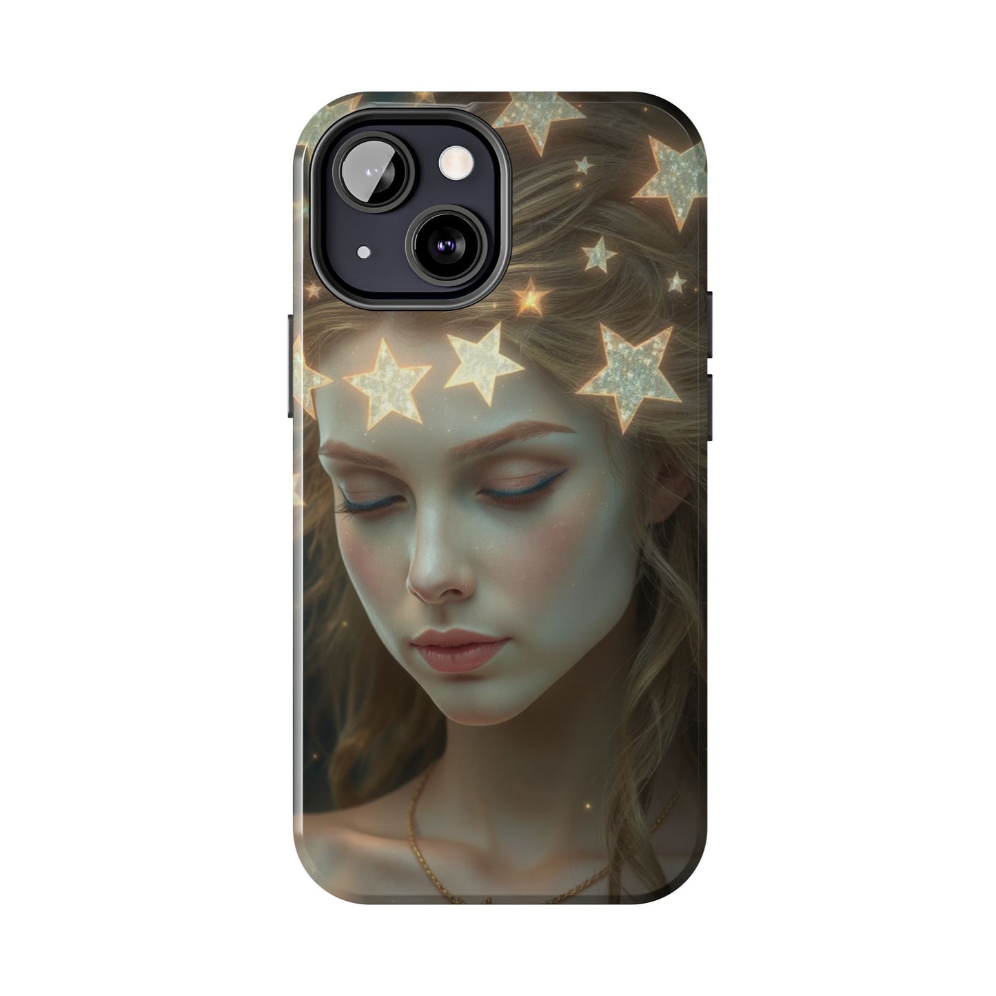 Celestial Dream Tough Phone Case - Artistic Starry Design for Style Enthusiasts
