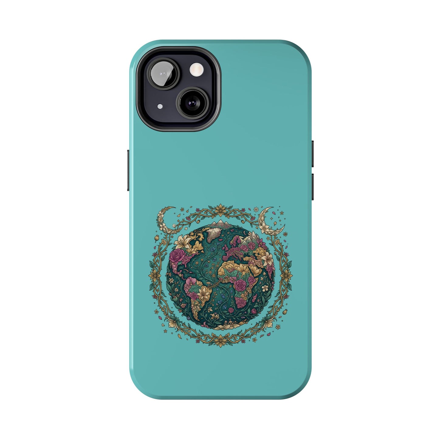Mystical Floral Planet Phone Case — Tough Protective Phone Case