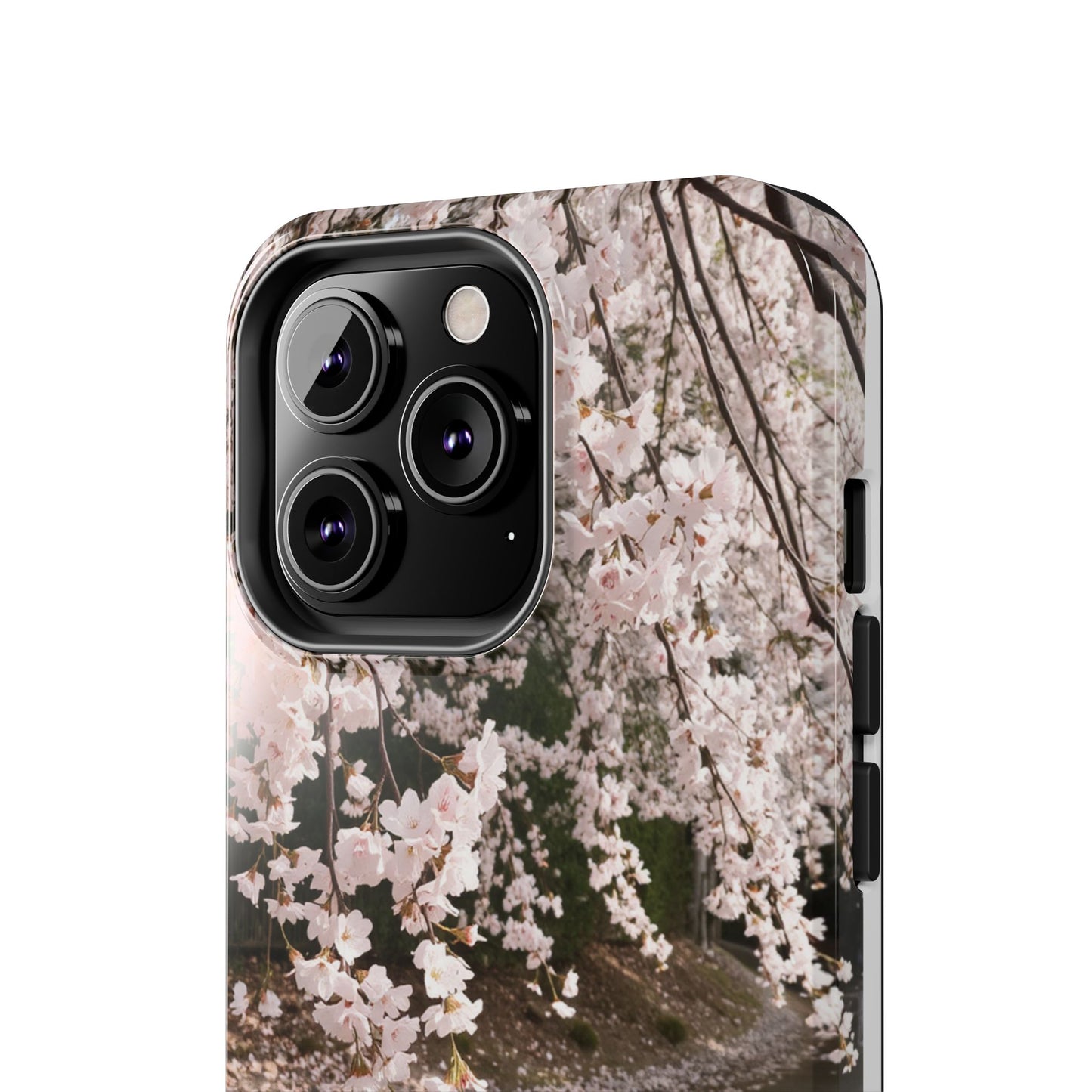 Cherry Blossom Tough Phone Cases - Durable Protection with Floral Serenity
