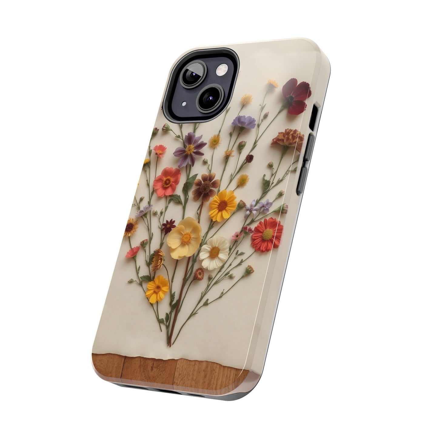 Floral Tough Phone Case - Durable Protection with Nature-Inspired Design