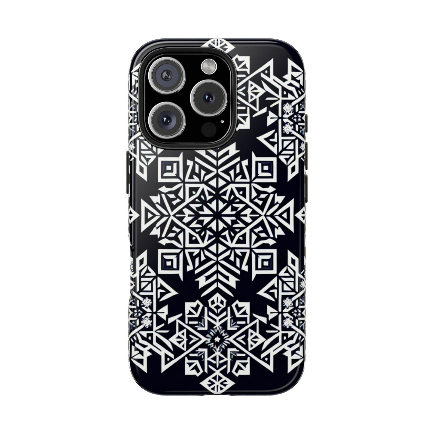 Winter Wonderland Tough Phone Case - Digital Snowflake - for iPhone