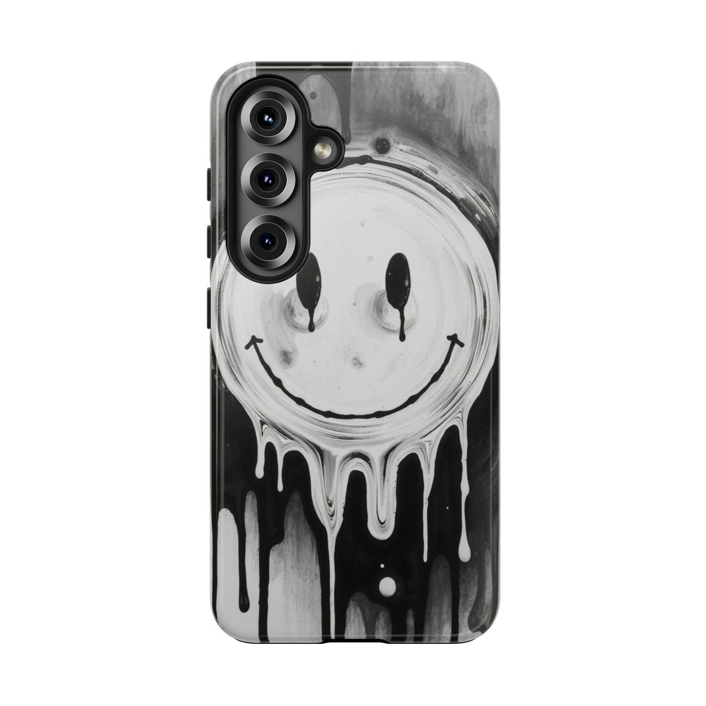 Dripping Smiley Tough Phone Case - Stylish & Durable Protection
