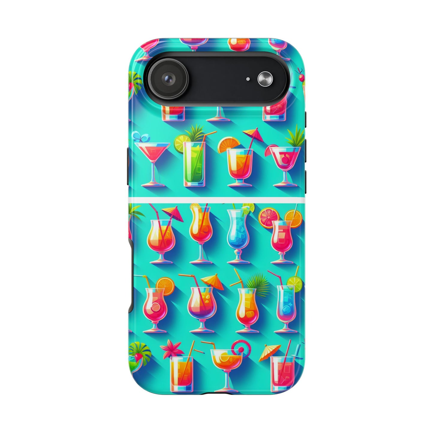 Cocktail Party Phone Case - Fun & Colorful Design for Summer Vibes - for iPhone