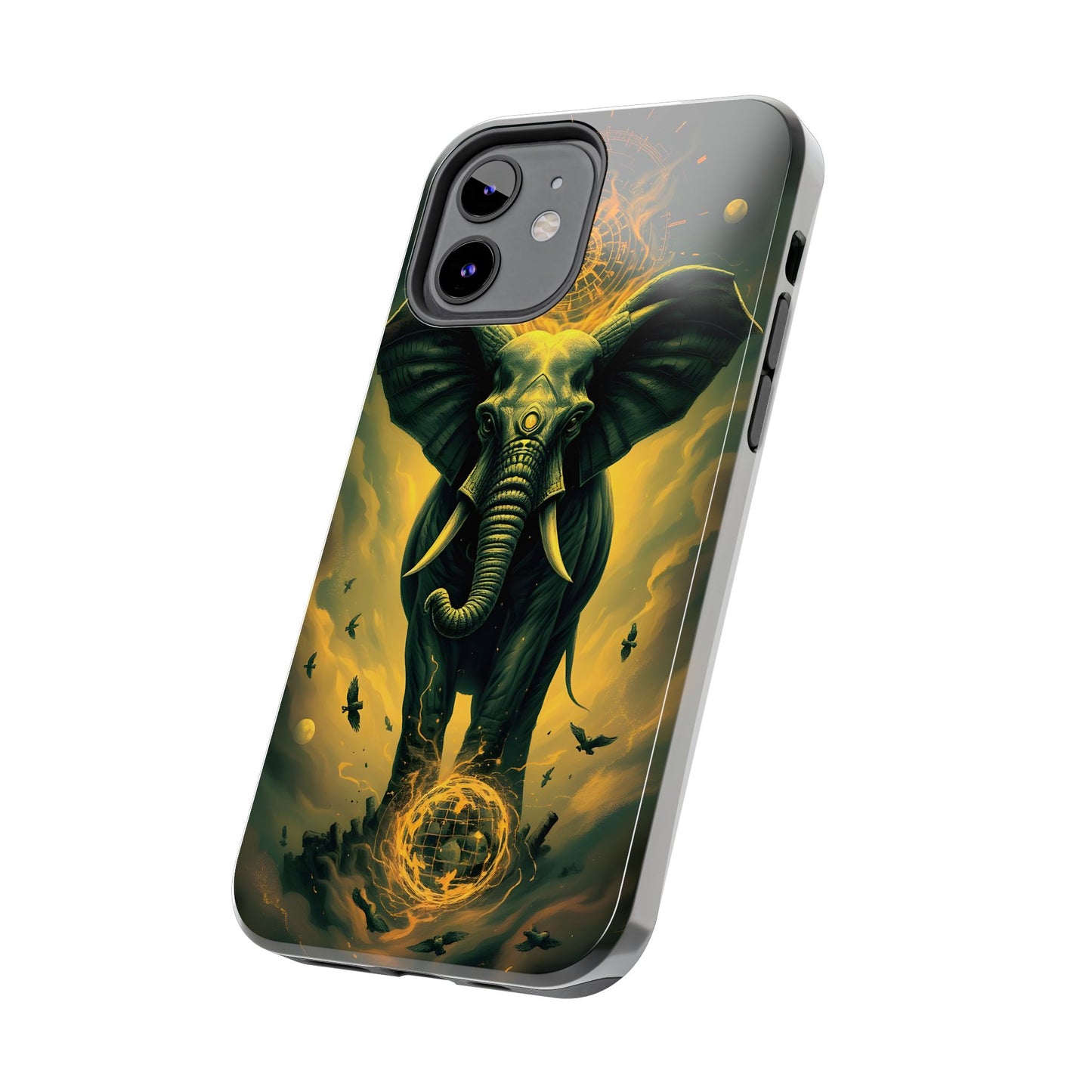 Majestic Elephant Clouds Tough Phone Case - Durable Protection with Bold Design - for iPhone