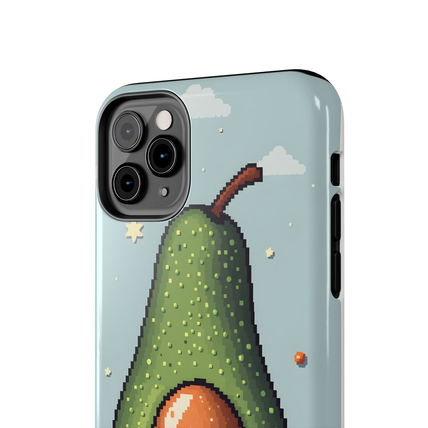 Pixel Avocado Tough Phone Case - Perfect for Foodies & Nature Lovers - for iPhone