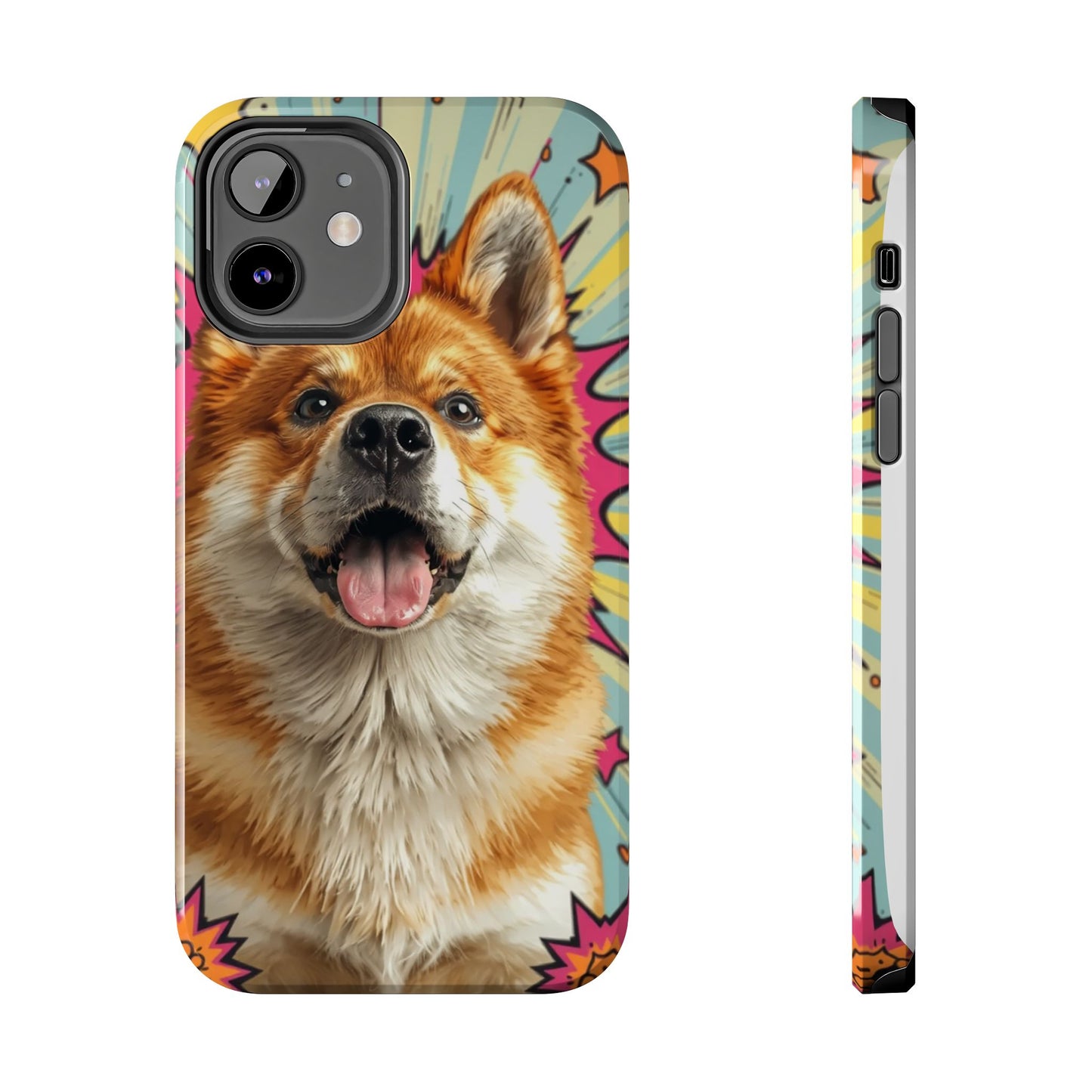 Playful Dog Tough Phone Case - Durable & Stylish Pet Lover Gift