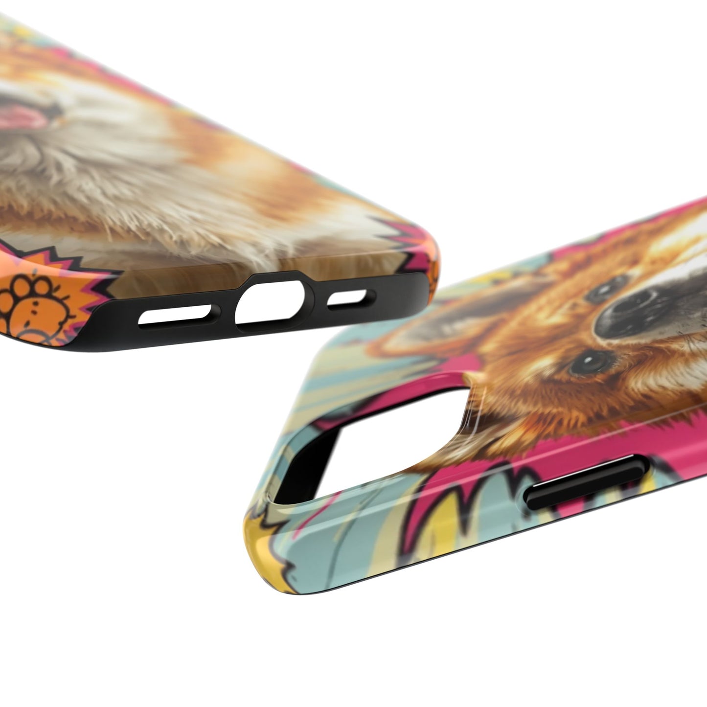Playful Dog Tough Phone Case - Durable & Stylish Pet Lover Gift