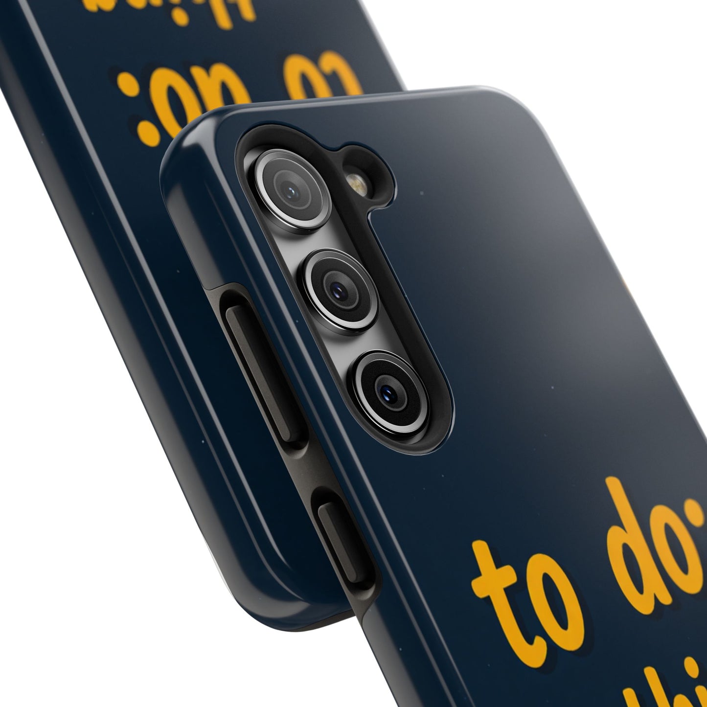 Funny Tough Phone Case - To Do: Nothing | Unique Gift for College Students, Lazy Days, Relaxation Motivation, Minimalist Phone Cover