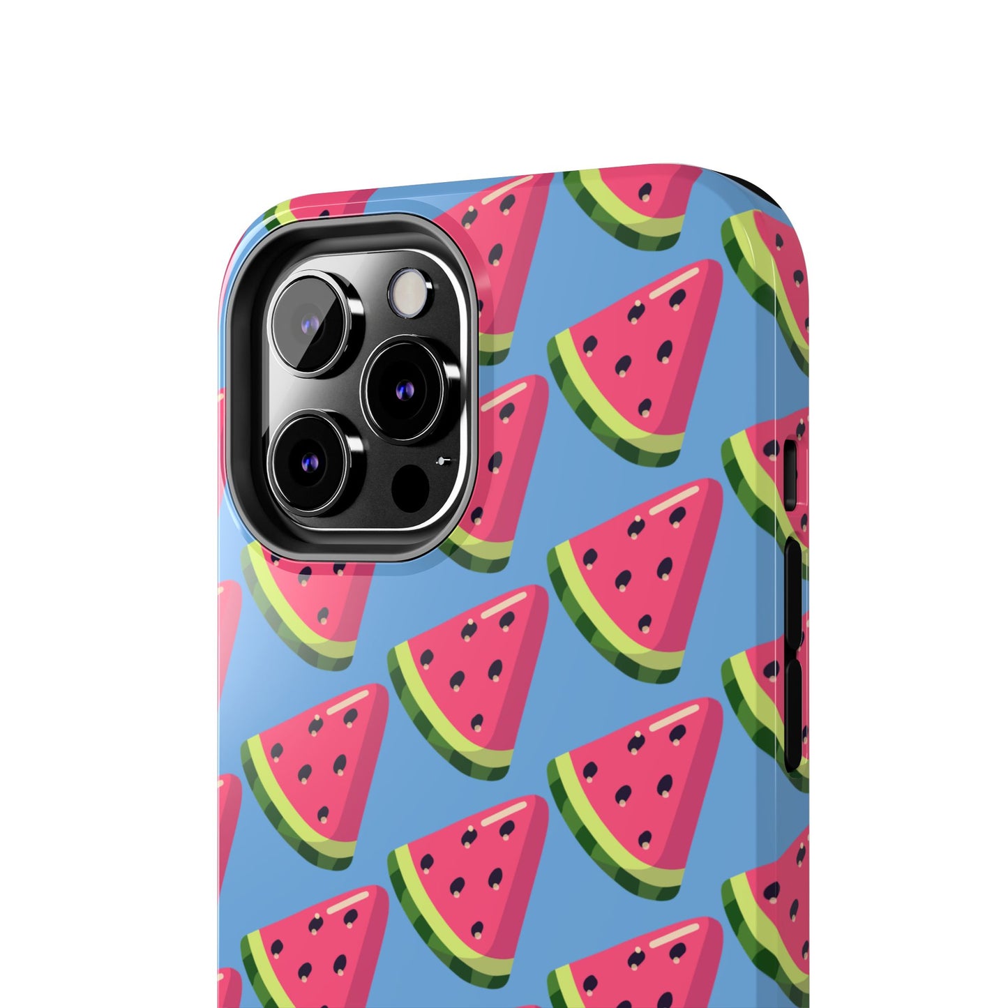Watermelon Fun Tough Phone Case - Summer Vibes, Blue - for iPhone