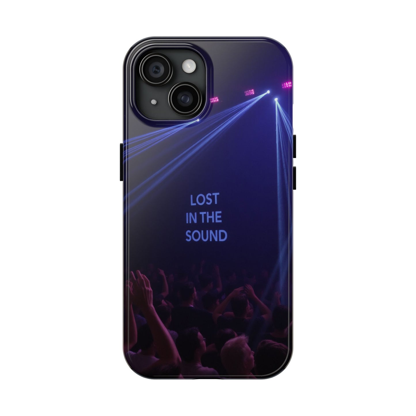 Vibrant Tough Phone Case - 'Lost in the Sound' Design for Music Lovers