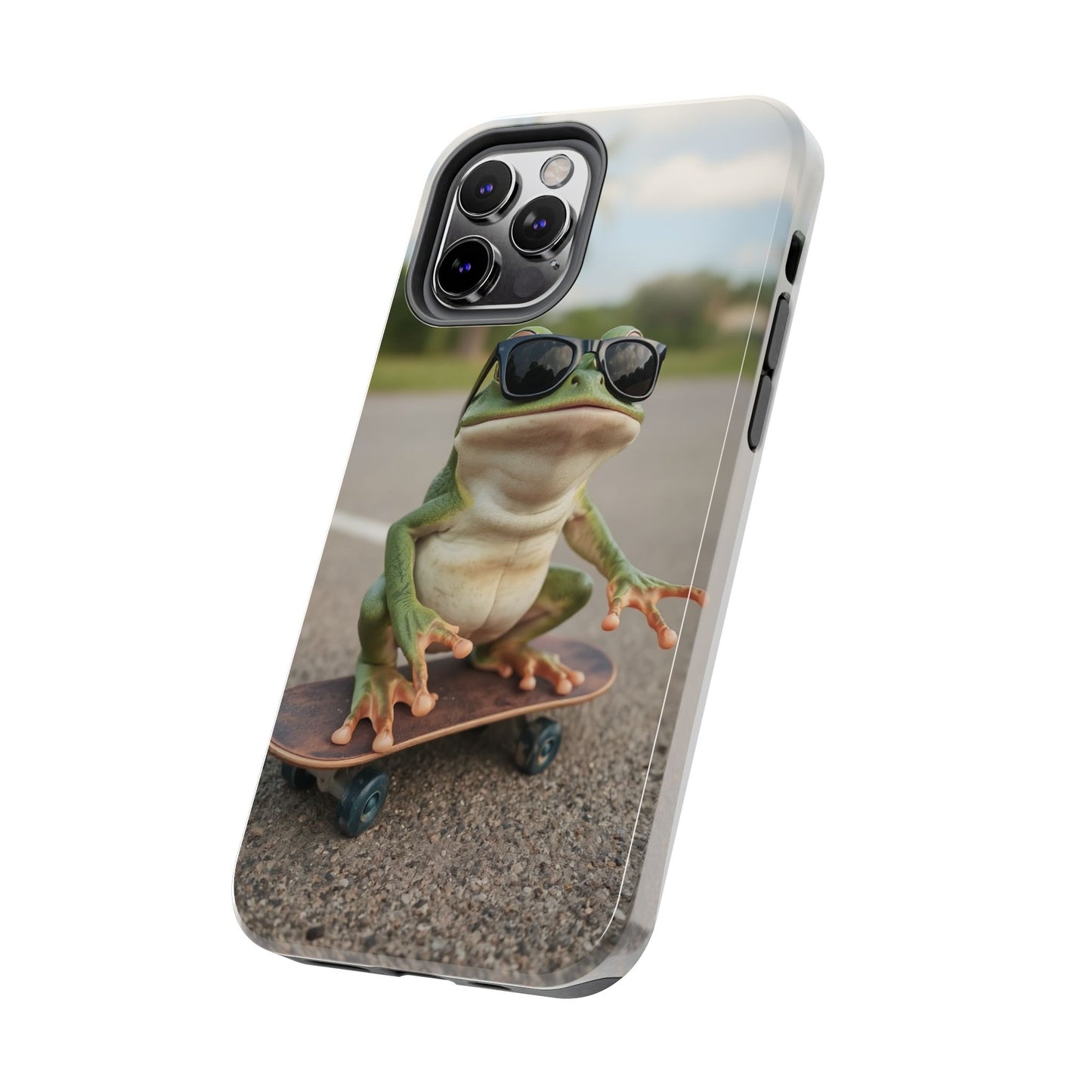 Cool Frog Skateboard Phone Case - Tough and Stylish Protection