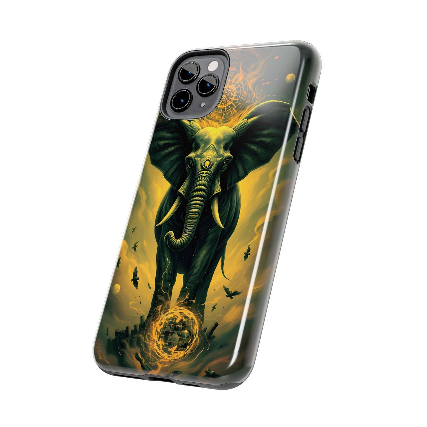 Majestic Elephant Clouds Tough Phone Case - Durable Protection with Bold Design - for iPhone