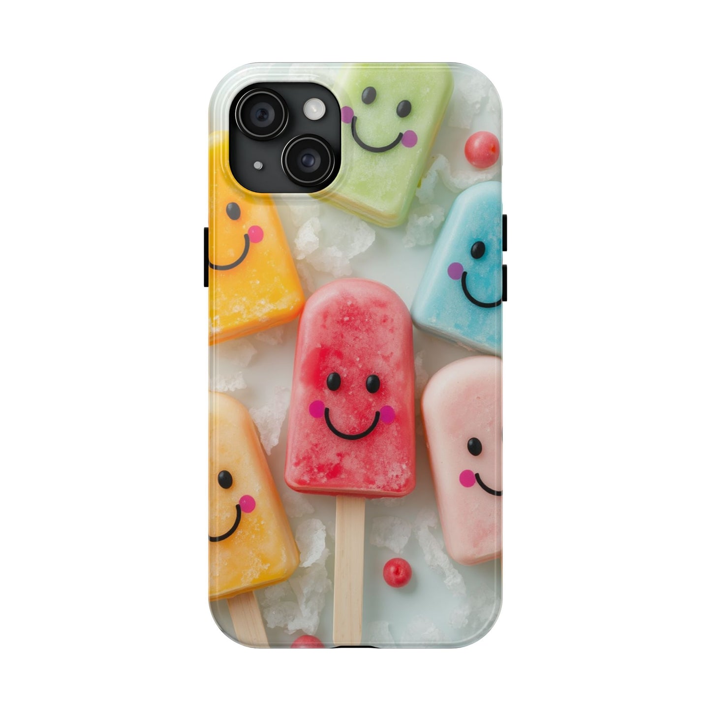 Cute Smile Popsicle Tough Phone Case - Fun Protection for Your Device