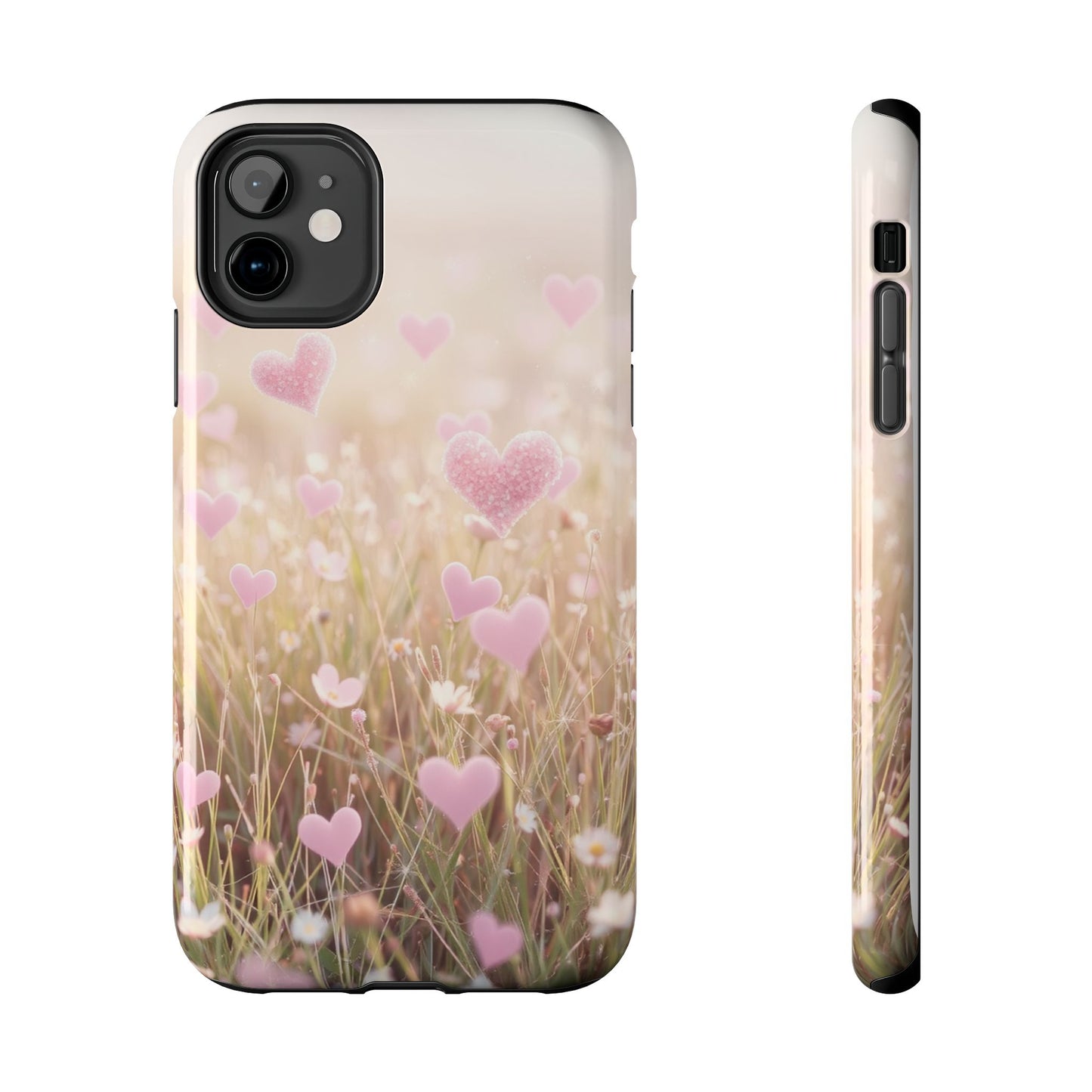 Romantic Hearts Tough Phone Case - Perfect for Lovers and Celebrations