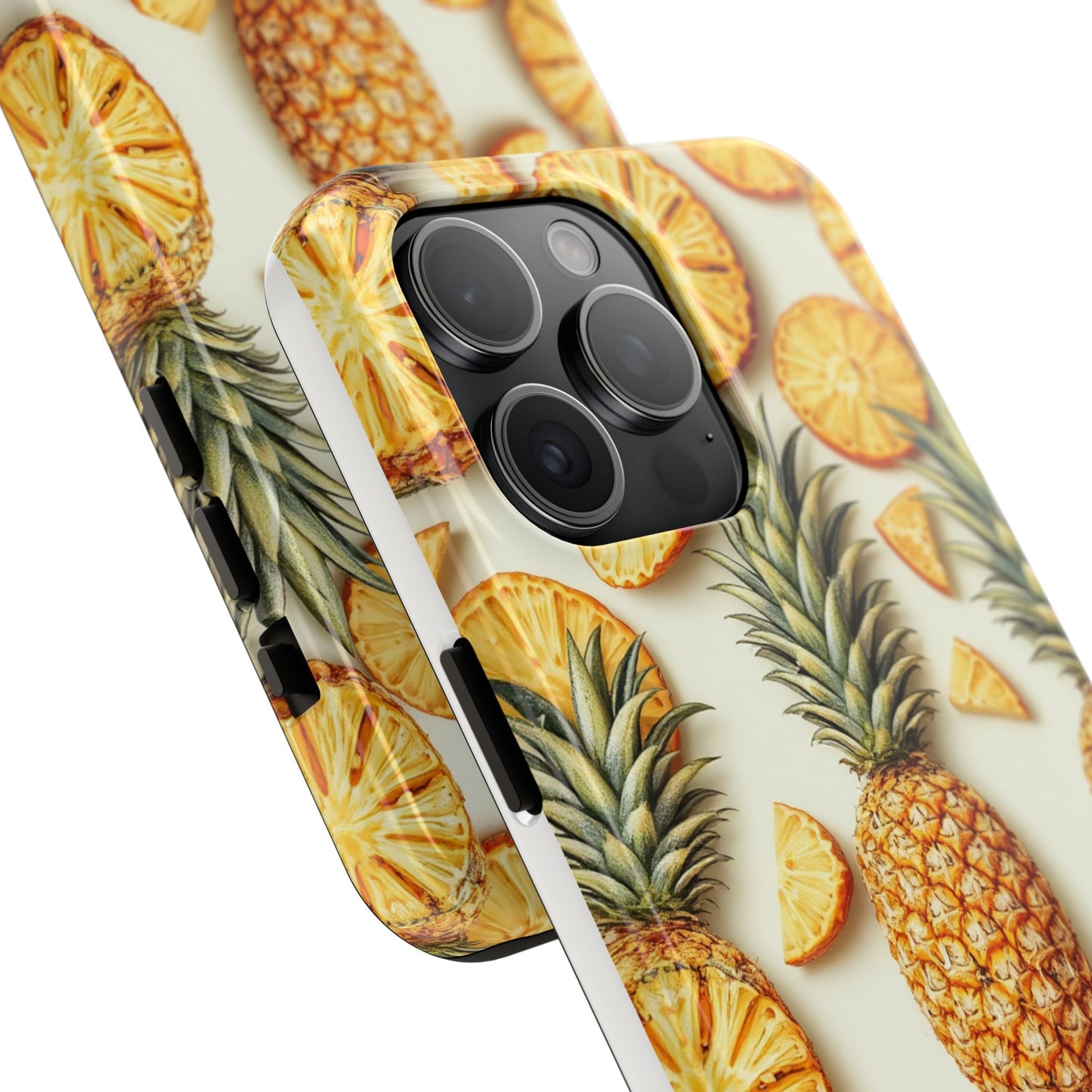 Tropical Pineapple Phone Case - Tough Phone Protector for Summer Vibes