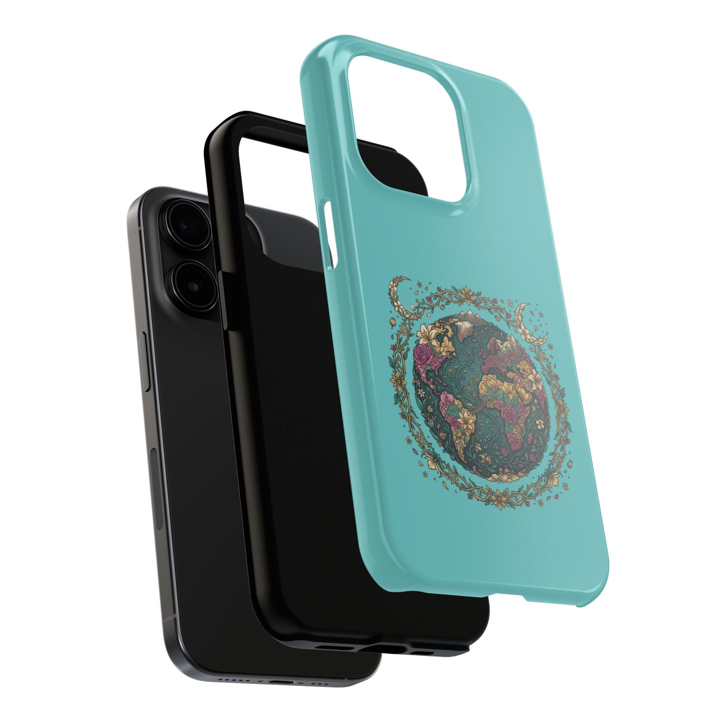 Mystical Floral Planet Phone Case — Tough Protective Phone Case