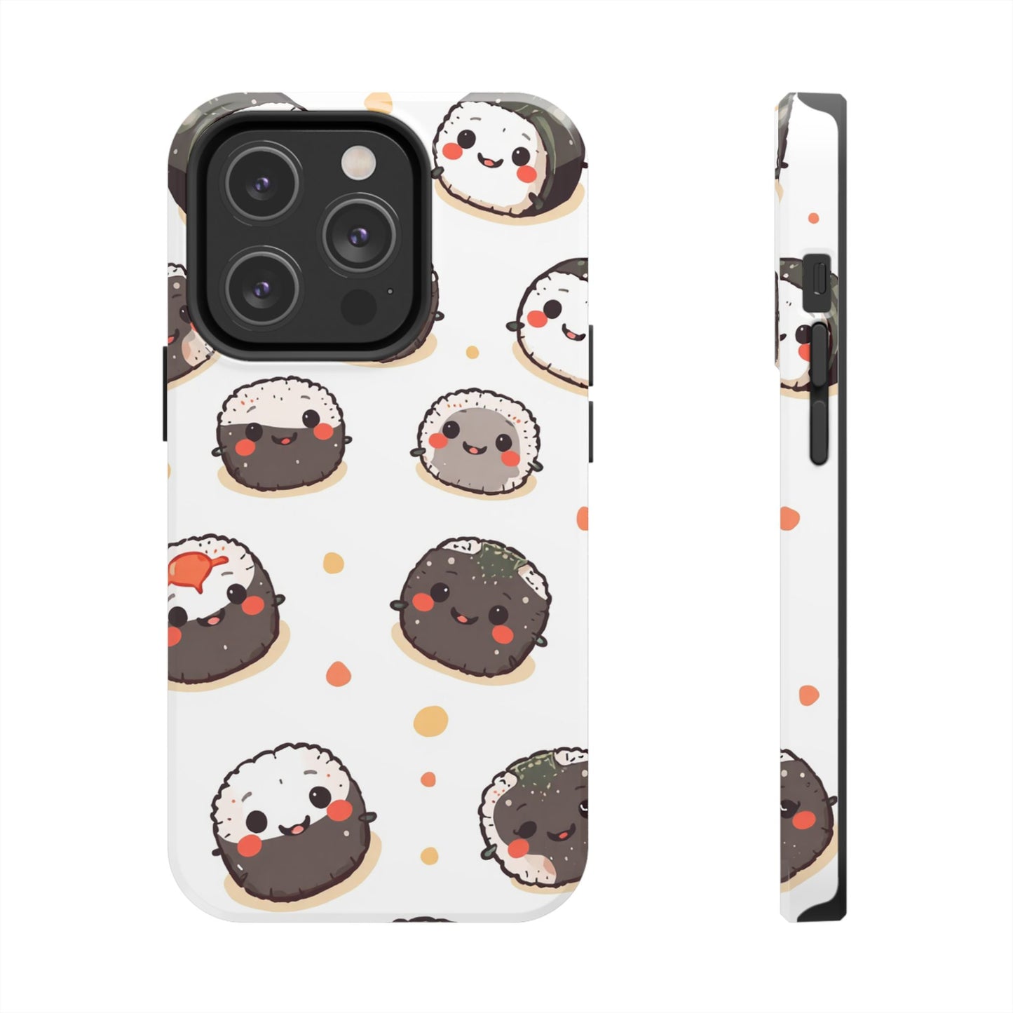 Cute Sushi Tough Phone Case - Kawaii Design for Food Lovers