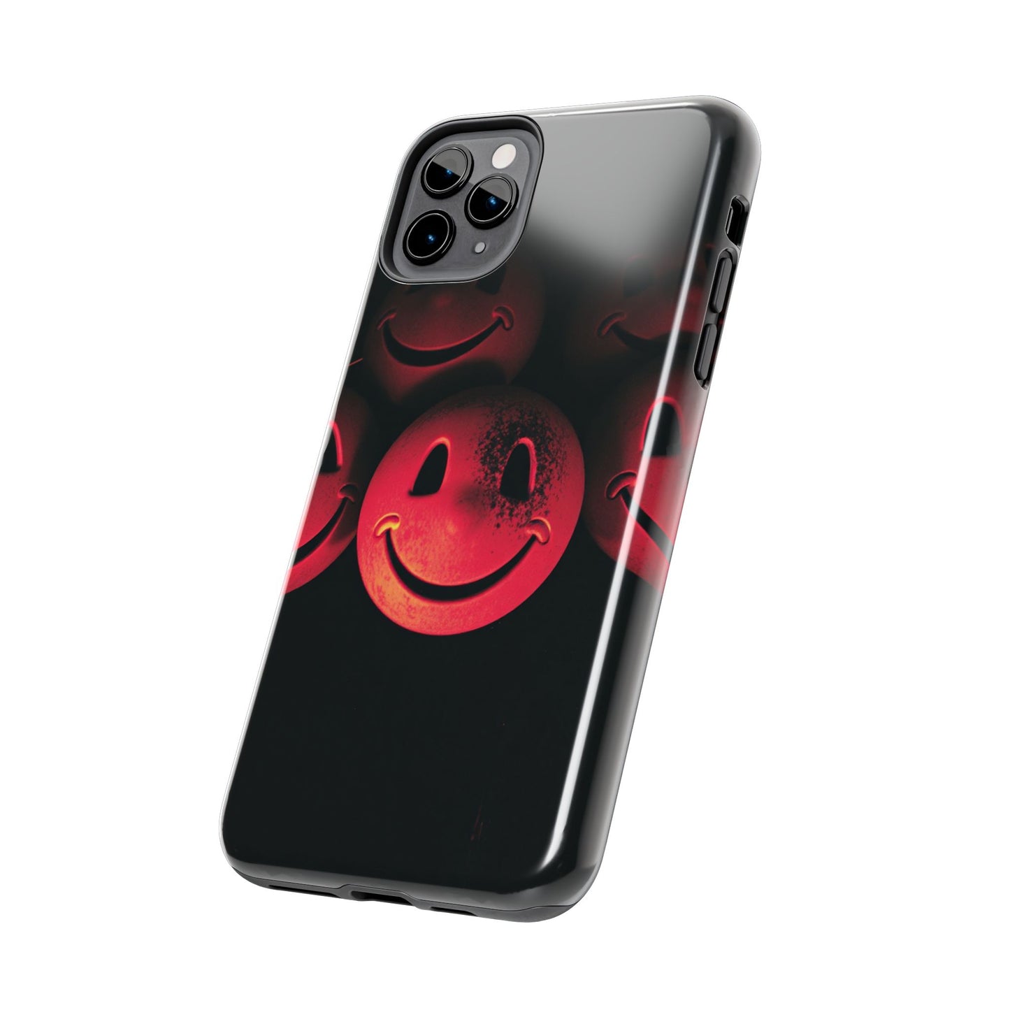 Smiley Face Tough Phone Case - Durable Protection with Fun Design