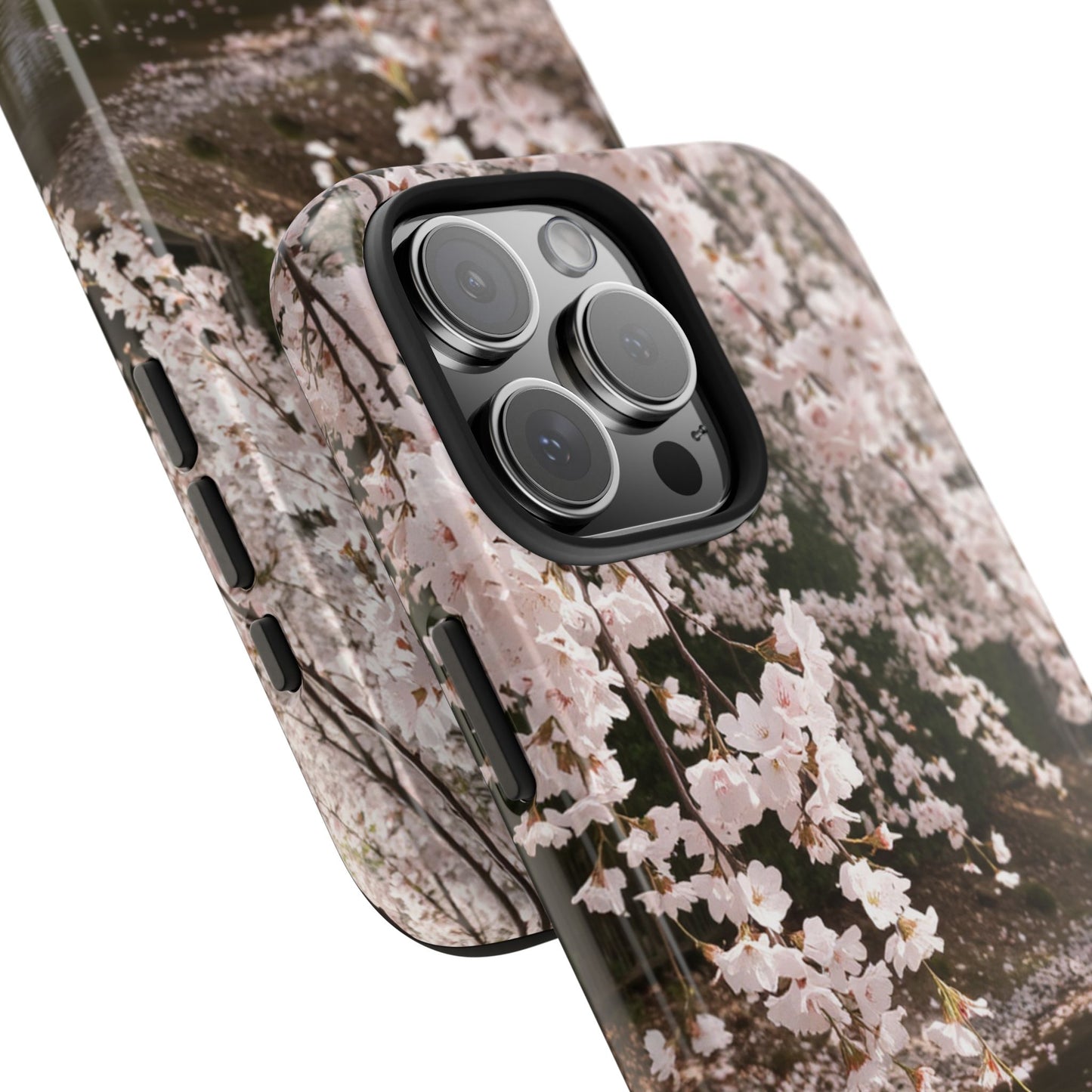 Cherry Blossom Tough Phone Cases - Durable Protection with Floral Serenity