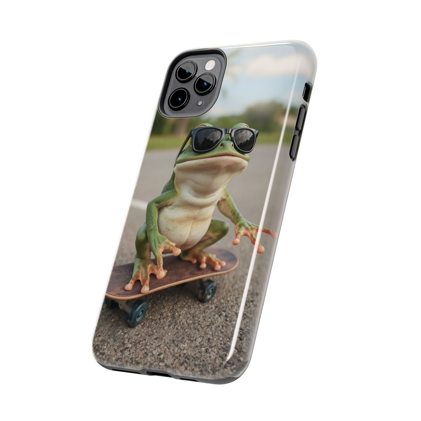 Cool Frog Skateboard Phone Case - Tough and Stylish Protection