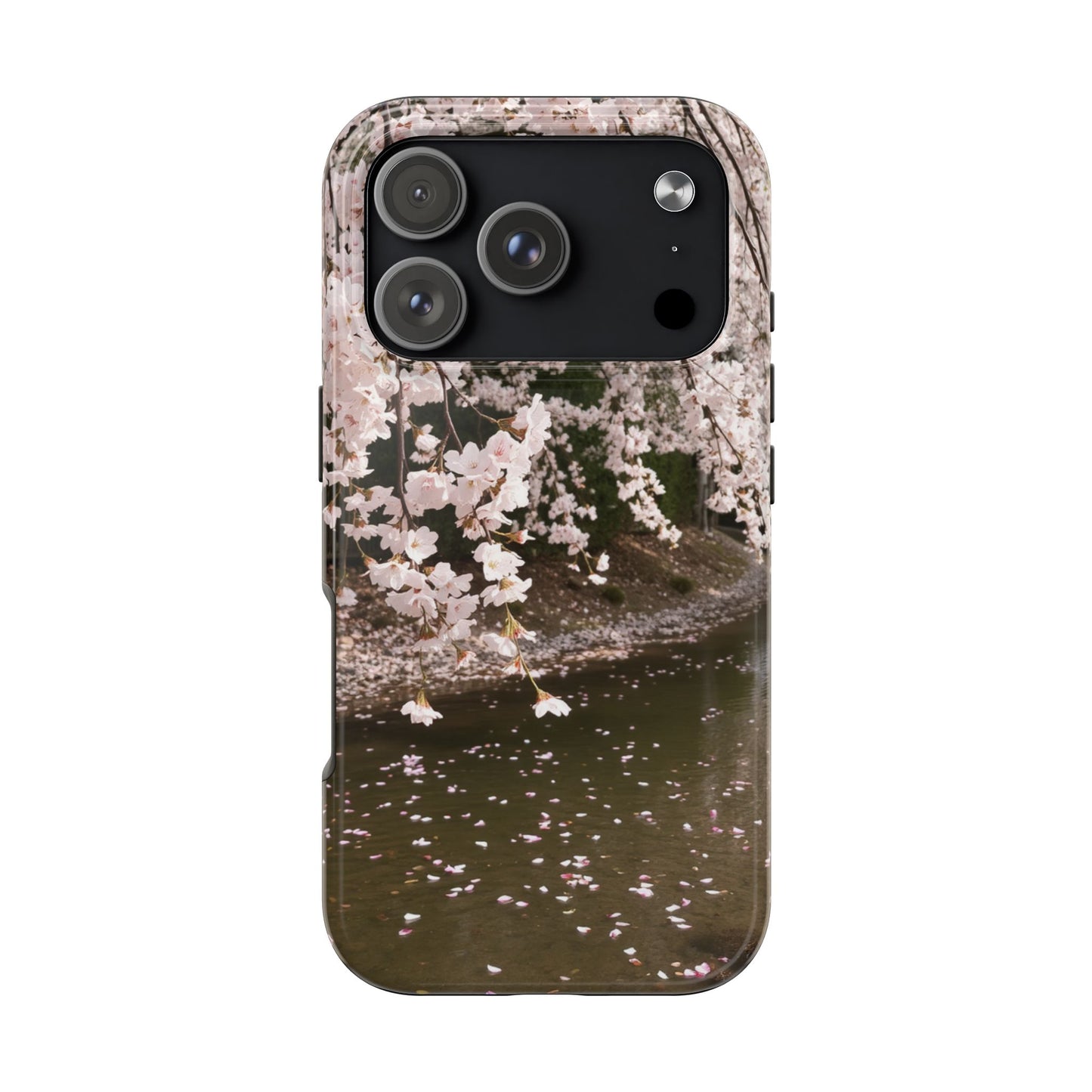 Cherry Blossom Tough Phone Cases - Durable Protection with Floral Serenity