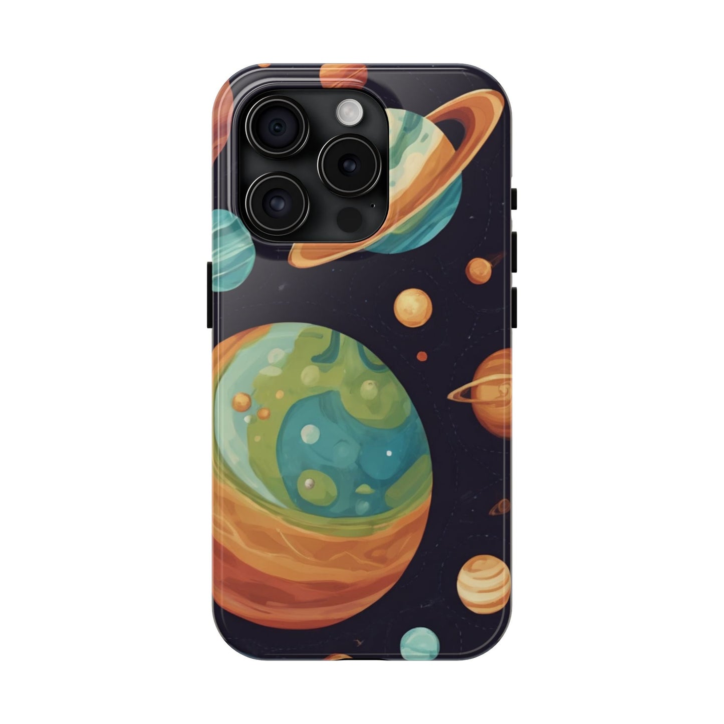 Cosmic Planet Phone Case - Durable Tough Protector for Space Lovers - for iPhone
