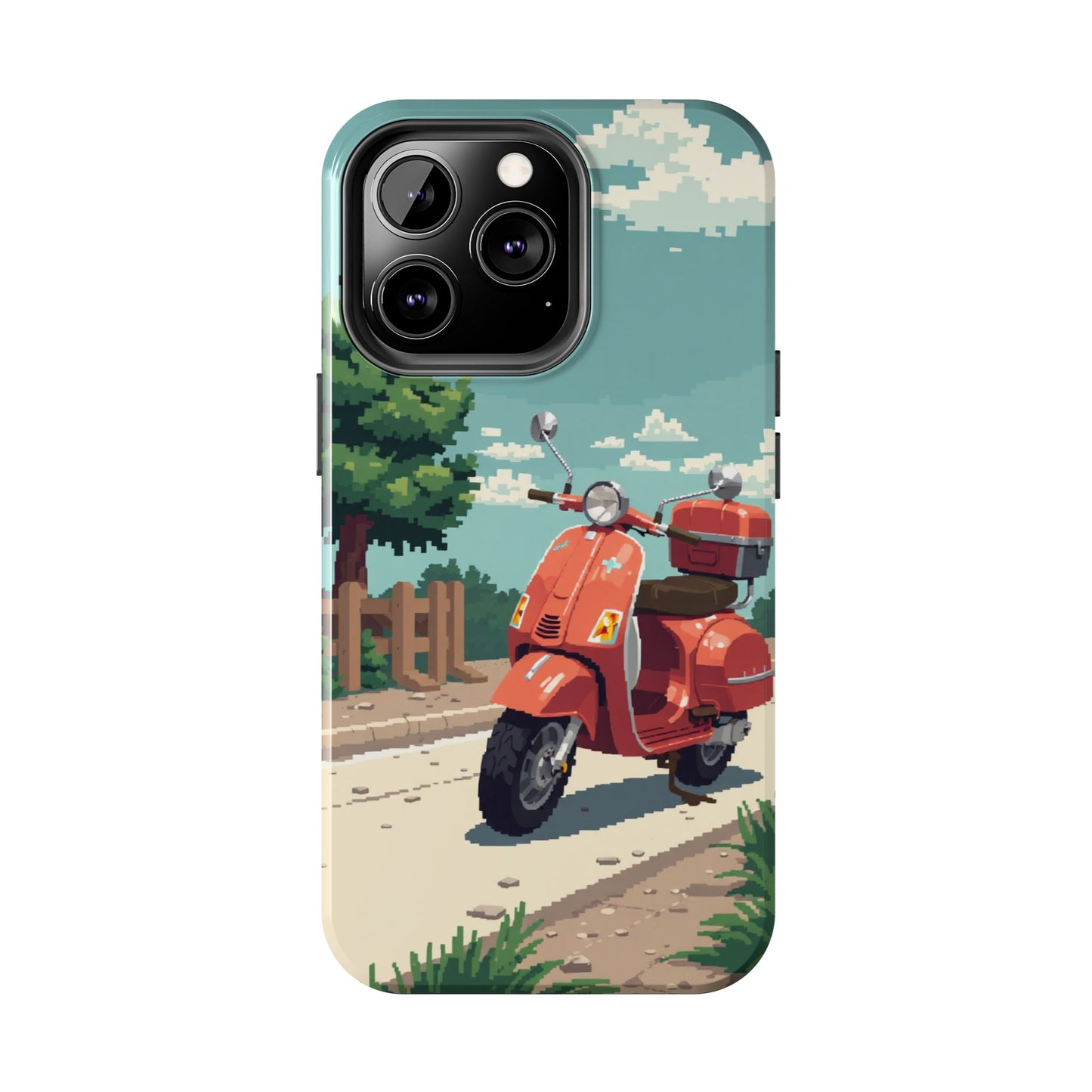 Retro Scooter Phone Case - Tough & Stylish Protection