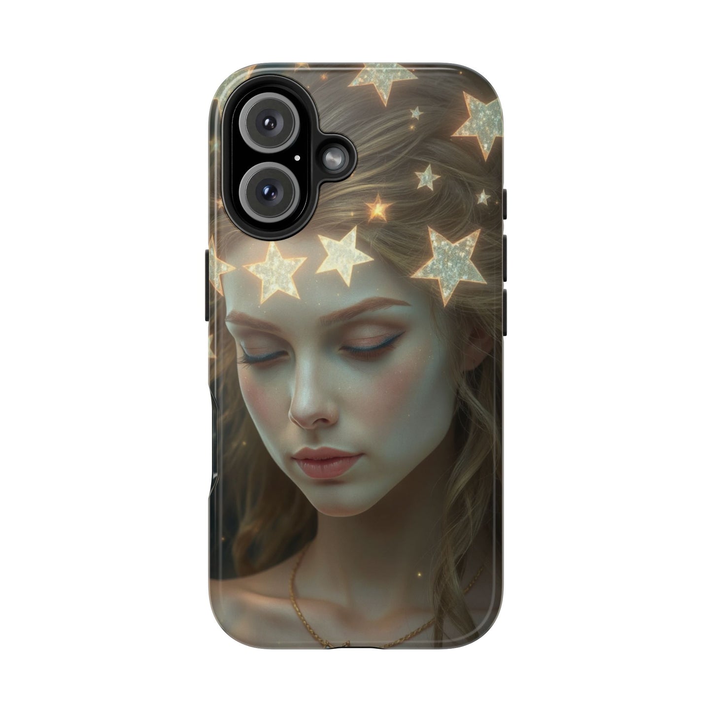 Celestial Dream Tough Phone Case - Artistic Starry Design for Style Enthusiasts