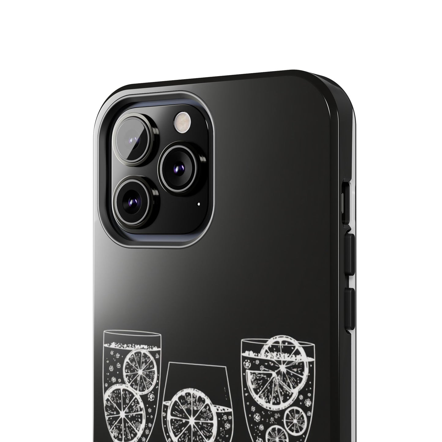 Stylish Tough Phone Cases with Citrus Glass Design, Protective Cases for Parties, Summer Events, and Everyday Use