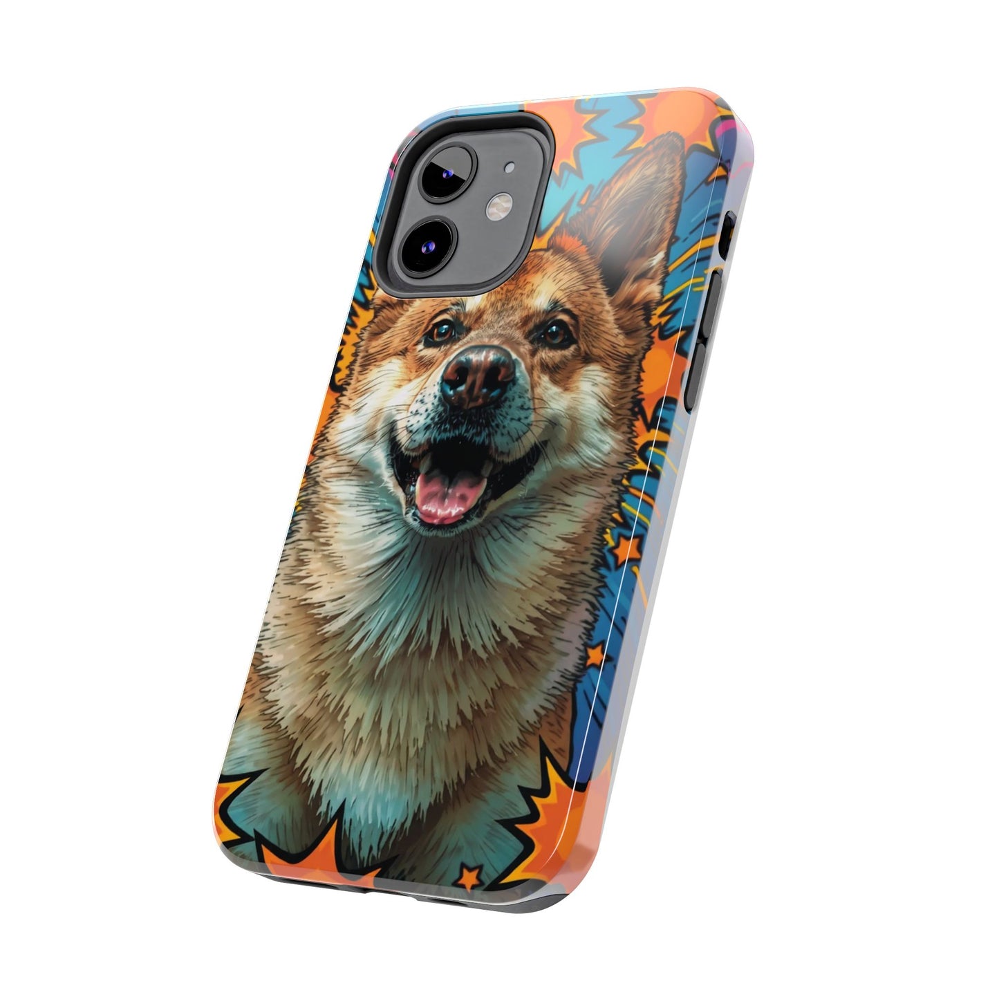 Vibrant Corgi Tough Phone Case - Fun Design for Pet Lovers