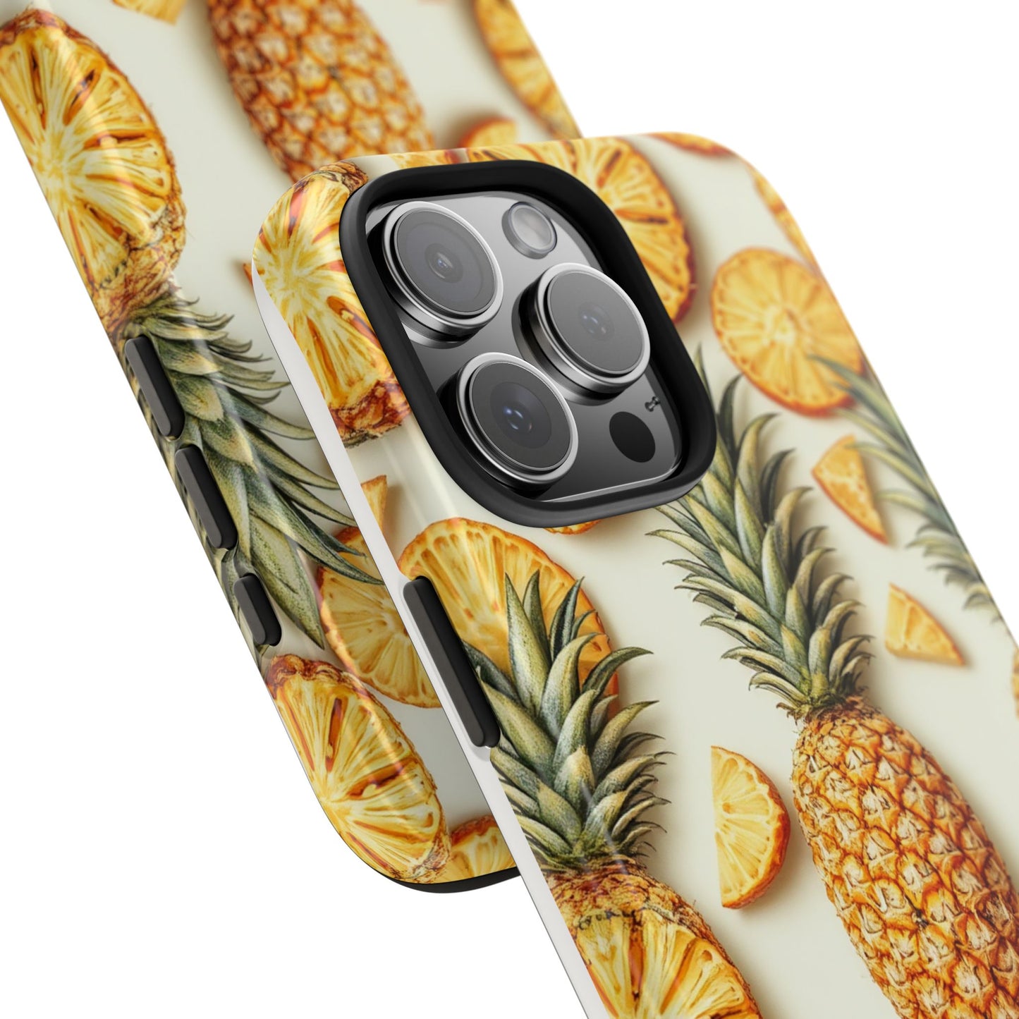 Tropical Pineapple Phone Case - Tough Phone Protector for Summer Vibes