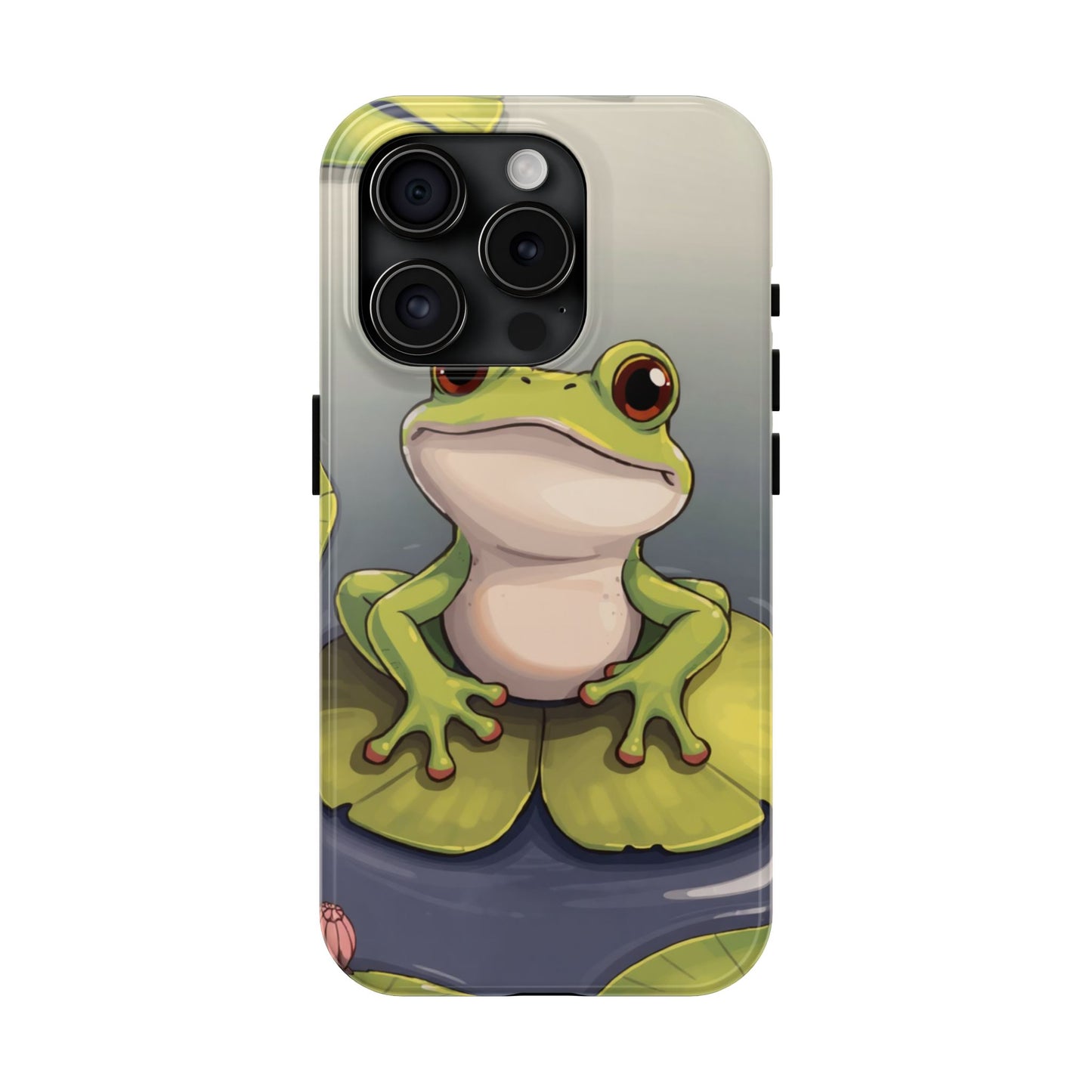 Cute Frog Tough Phone Case - Durable Protection with Nature Vibe