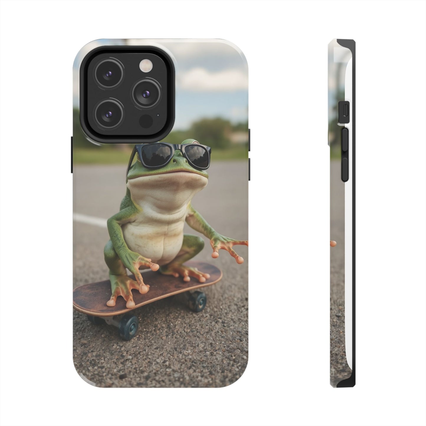 Cool Frog Skateboard Phone Case - Tough and Stylish Protection