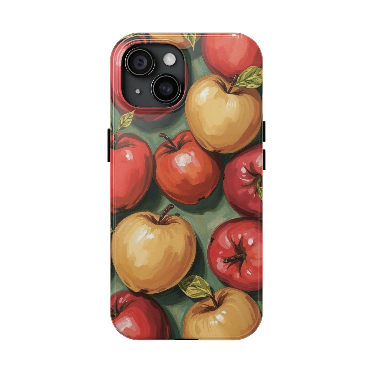 Colorful Painted Apples Art Tough Phone Case - Durable & Stylish Protection - for iPhone